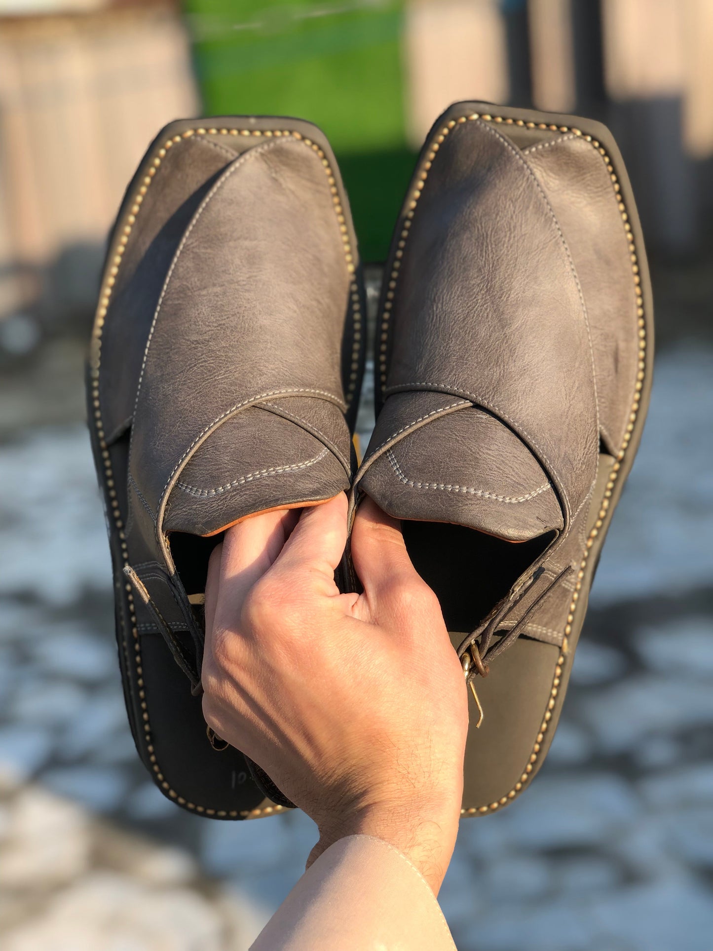 Zardary peshwari chappal 🩶